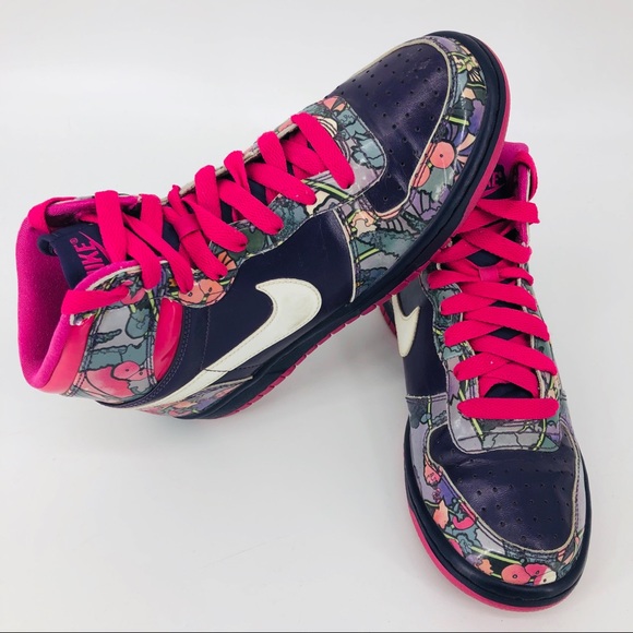 Nike Shoes - Nike Women’s Grand Dunk hi-top floral sneakers 7